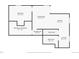 Basement floor plan showing bedrooms, storage, bathroom and living room at 19033 E 22Nd Cir, Aurora, CO 80011