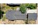 An aerial view of the house showing the roof and yard at 4321 Winona Ct, Denver, CO 80212