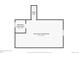 Basement blueprint featuring unfinished space at 4321 Winona Ct, Denver, CO 80212