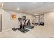 Spacious basement gym featuring modern exercise equipment and ample space for workouts at 2454 Ambience Ln, Castle Rock, CO 80109