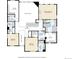 Second floor plan featuring a large primary bedroom, additional bedrooms and bathrooms at 2454 Ambience Ln, Castle Rock, CO 80109