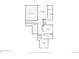 A detailed second floor plan highlighting the primary bedroom, bathroom, closets and additional bedrooms at 1312 Pine View Rd, Golden, CO 80403