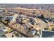 Wide aerial view of the neighborhood showing the home's location and surrounding area at 1456 S Jasper St, Aurora, CO 80017