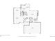 This floor 1 plan displays an open layout with kitchen, living room, dining room, primary bedroom, and an attached garage at 8743 Fairview Oaks Ln, Lone Tree, CO 80124