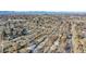 Wide aerial view of neighborhood, mountains in background at 2681 S Newport St, Denver, CO 80224