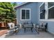 Cozy outdoor patio space with stylish furniture, perfect for relaxing and entertaining at 4821 Bluegate Dr, Highlands Ranch, CO 80130
