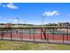 Community tennis courts with multiple courts and players on a sunny day at 4821 Bluegate Dr, Highlands Ranch, CO 80130