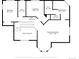 Detailed floor plan showcasing the layout of the home's primary bedroom, bathroom, and secondary bedrooms at 942 S County Road 129 Rd, Bennett, CO 80102