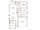 Detailed floor plan showcases a three-bedroom layout, a modern kitchen, and an open living space at 19040 E 96Th Pl, Commerce City, CO 80022