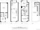 Floor plans featuring 4 floors: Garage, Kitchen, Bedroom, and Rooftop Deck at 3820 Jason St # 3, Denver, CO 80211