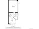 Floor 1 floor plan featuring a garage, bath, foyer, and office at 3820 Jason St # 3, Denver, CO 80211