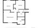 Second level floor plan includes bedrooms, baths, and hall layout at 18625 E Kent Dr, Aurora, CO 80013