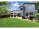 Large backyard with pergola and brick patio at 5265 S Cathay Way, Centennial, CO 80015