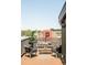 Inviting rooftop deck with comfortable seating and views of the cityscape at 2105 S Galapago St # 4, Denver, CO 80223