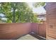 Cozy outdoor patio area featuring a wooden fence, perfect for relaxation and privacy at 9455 W 81St Ave # A, Arvada, CO 80005