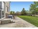 Spacious backyard features a patio area perfect for outdoor relaxation and entertainment at 6108 S Harvest Ct, Aurora, CO 80016