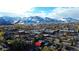 Property's aerial view showcasing location near downtown Golden at 1401 Jackson St # 204, Golden, CO 80401