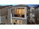 Private covered balcony with sleek railings and plenty of room for outdoor furniture and relaxing at 12270 W 57Th Ave, Arvada, CO 80002
