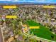 Aerial view of a neighborhood near Walnut Hills Elementary, Arapahoe Marketplace, and Little Dry Creek Trail, showcasing community amenities at 8276 E Easter Pl, Centennial, CO 80112