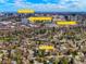 An aerial view of a residential area near Denver Tech Center, Fiddler's Green Amphitheater, and Arapahoe Marketplace at 8276 E Easter Pl, Centennial, CO 80112