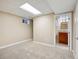 Finished basement area featuring a bathroom at 6490 S Pontiac Ct, Centennial, CO 80111
