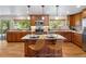Beautiful kitchen featuring wood cabinets, granite countertops, and stainless steel appliances at 6490 S Pontiac Ct, Centennial, CO 80111