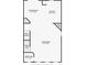 Lower level floor plan with living room, dining area and bathroom at 1143 Autumn Star Pt, Monument, CO 80132