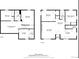 Detailed layout of the home’s floors, illustrating room sizes and the relationships between living spaces at 716 S Osage St, Denver, CO 80223