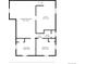 Detailed floor plan of the basement showing room dimensions at 7742 W Florida Dr, Lakewood, CO 80232