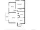 Detailed floor plan of the house illustrating the layout and dimensions of rooms, and balcony at 12114 Melody Dr # 303, Denver, CO 80234