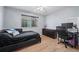 Modern bedroom with large bed and home office space at 4067 S Odessa St, Aurora, CO 80013