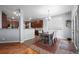 Bright kitchen with stainless steel appliances and an adjacent dining area at 4067 S Odessa St, Aurora, CO 80013