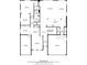 Detailed floor plan showcasing the layout of the entire home, including room dimensions and locations at 848 Sandstone Cir, Erie, CO 80516