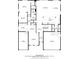 Detailed floor plan showcasing the layout of the house at 848 Sandstone Cir, Erie, CO 80516