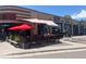 Relaxing patio area with shade, seating, and ample room for outdoor enjoyment at 4525 King St, Denver, CO 80211