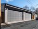 Three gray garages at 4571 Stuart St, Denver, CO 80212