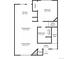 Detailed floor plan showcases the layout of the kitchen, dining room, Gathering room, and bathroom at 1767 High Plains Ct, Superior, CO 80027