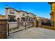 View of the row of townhomes from balcony at 15628 W Baker Ave, Lakewood, CO 80228
