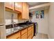Well-equipped kitchen with stainless steel appliances, granite countertops and ample lighting at 1060 N Washington St # 1A, Denver, CO 80203