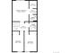 Floor plan showing the primary bedroom, walk-in closet, and several bathrooms on the upper level at 6327 S Emporia Cir, Englewood, CO 80111