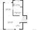 Floor plan showcasing the layout of the kitchen, dining area, breakfast nook, living room, and foyer at 6327 S Emporia Cir, Englewood, CO 80111