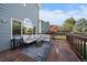 Inviting outdoor deck featuring comfortable seating and stylish decor, perfect for relaxation at 10900 Parker Vista Rd, Parker, CO 80138