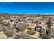 Scenic aerial view of a residential neighborhood with tree-lined streets and well-maintained homes at 6853 W Rockland Pl, Littleton, CO 80128