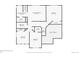 Second floor plan featuring primary bedroom, primary bathroom, two additional bedrooms, and open area at 6853 W Rockland Pl, Littleton, CO 80128