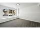 Basement bedroom with window seat and neutral carpeting at 8744 Pawnee Rd, Parker, CO 80134