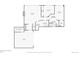 Basement floor plan, showing bedrooms, bathrooms, and storage areas at 8744 Pawnee Rd, Parker, CO 80134