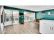 Dining area features a skylight with outdoor furniture for relaxation at 4309 S Coors Ct, Morrison, CO 80465