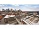 Picturesque aerial view highlighting the city skyline and transportation hub at 1750 Wewatta St # 1536, Denver, CO 80202
