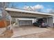 Spacious carport with ample parking space and a storage unit is great for convenience and security at 1927 Pine St # B, Boulder, CO 80302