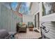 Cozy patio with outdoor seating area is perfect for relaxing and entertaining guests at 1927 Pine St # B, Boulder, CO 80302